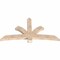 Ekena Millwork Davenport Smooth Timber Gable Bracket, Douglas Fir, 72"W x 39"H x 3 1/2"D x 5 1/2"F, 13/12 Pitch GBW072X39X0406DAV00SDF - alternate 5